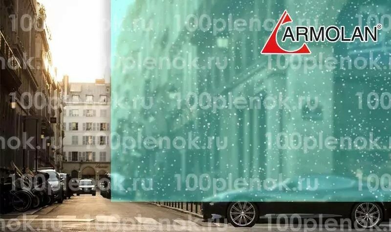 Декоративная пленка Armolan Crystal Green "Зеленый иней"