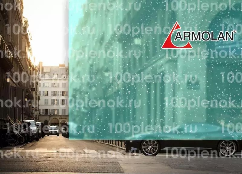 Декоративная пленка Armolan Crystal Green Зеленый иней